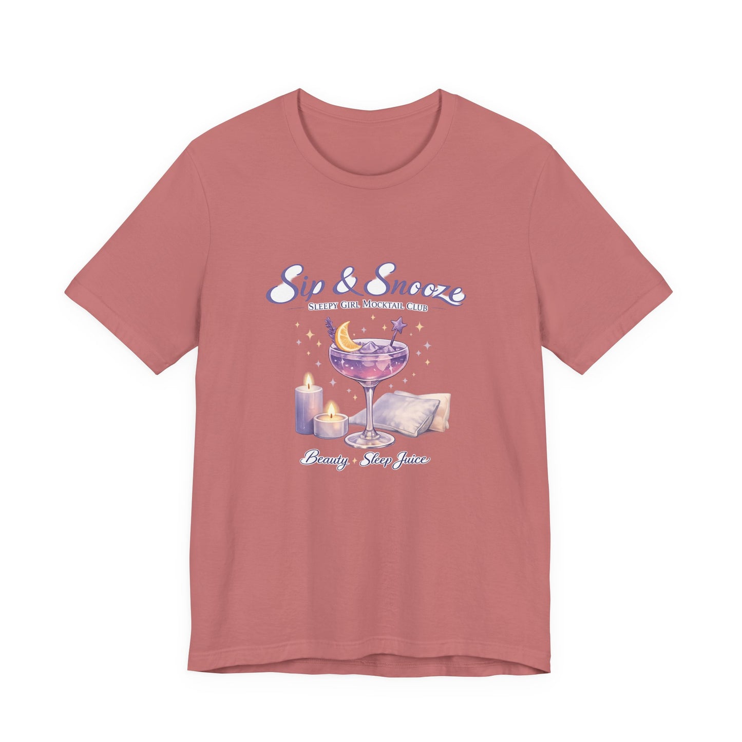 Sip & Snooze "Beauty Sleep Juice" Tee — Sleep Club Graphic T-Shirt