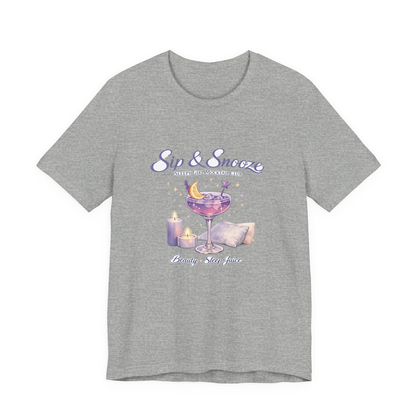 Sip & Snooze "Beauty Sleep Juice" Tee — Sleep Club Graphic T-Shirt