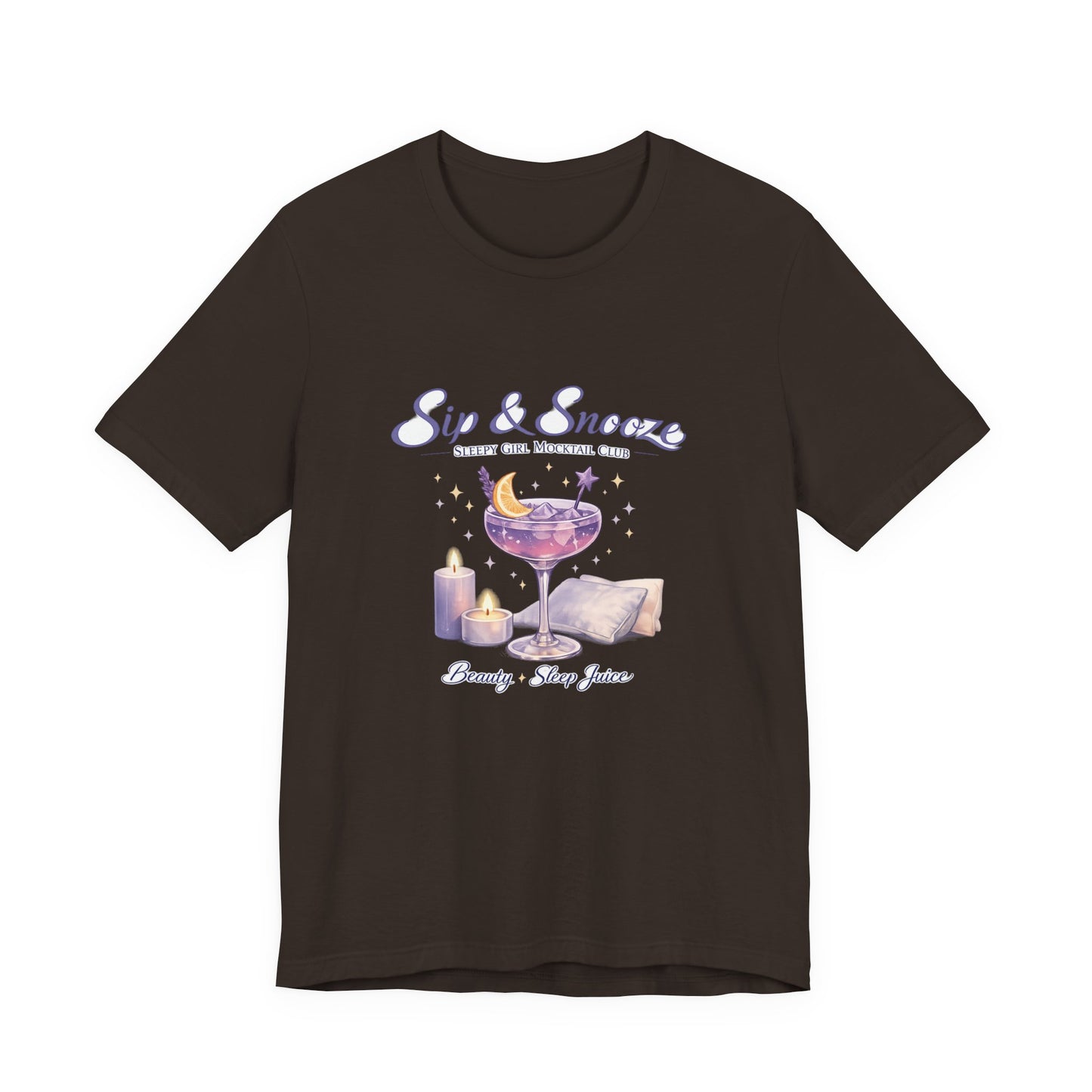 Sip & Snooze "Beauty Sleep Juice" Tee — Sleep Club Graphic T-Shirt