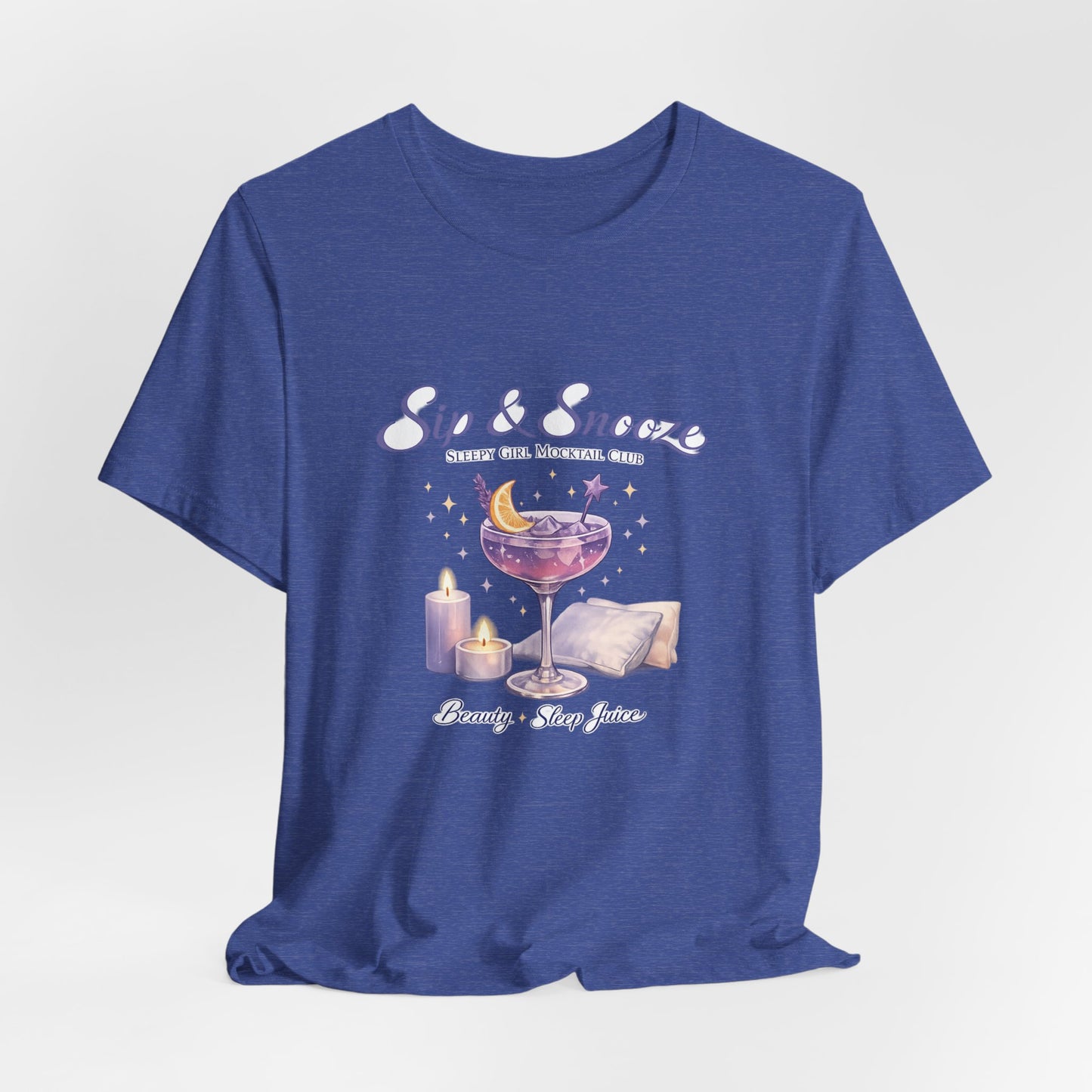 Sip & Snooze "Beauty Sleep Juice" Tee — Sleep Club Graphic T-Shirt