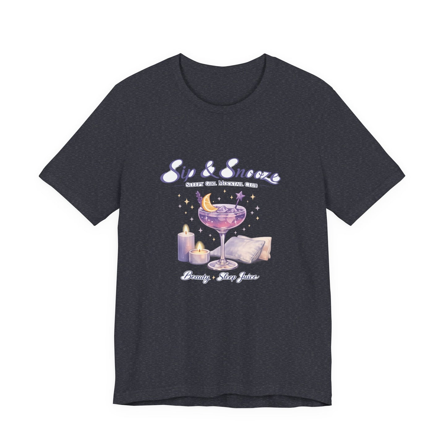 Sip & Snooze "Beauty Sleep Juice" Tee — Sleep Club Graphic T-Shirt