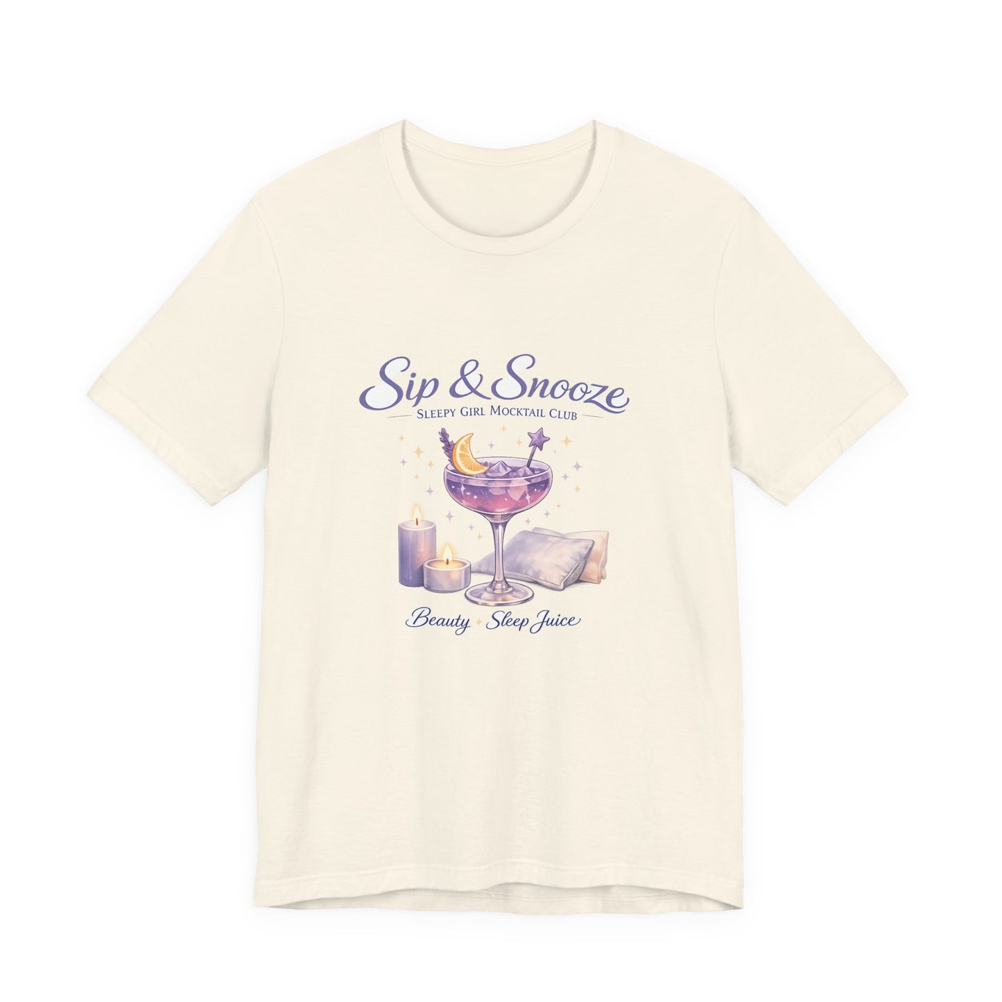 Sip & Snooze "Beauty Sleep Juice" Tee — Sleep Club Graphic T-Shirt