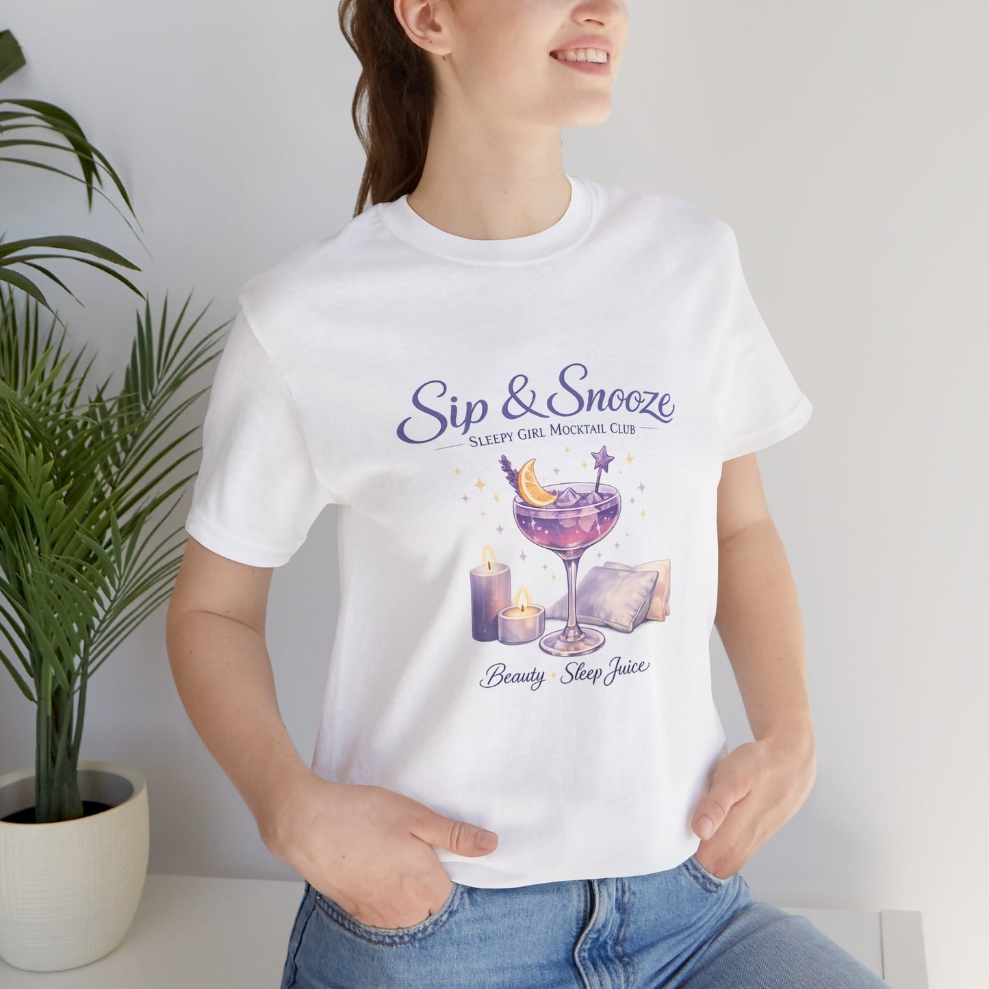 Sip & Snooze "Beauty Sleep Juice" Tee — Sleep Club Graphic T-Shirt