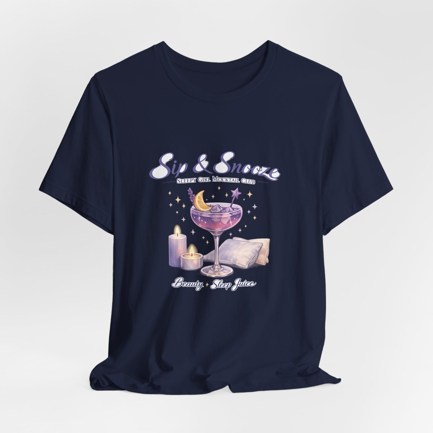 Sip & Snooze "Beauty Sleep Juice" Tee — Sleep Club Graphic T-Shirt
