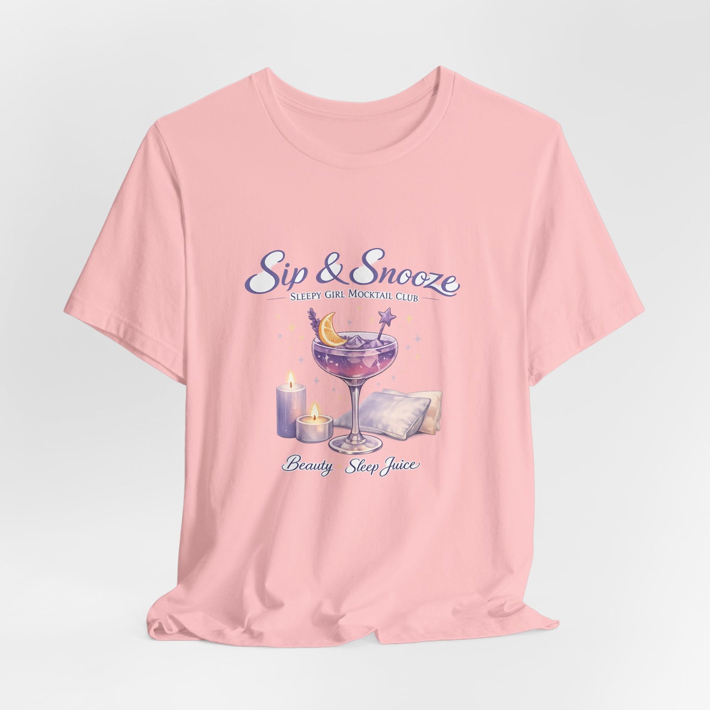 Sip & Snooze "Beauty Sleep Juice" Tee — Sleep Club Graphic T-Shirt
