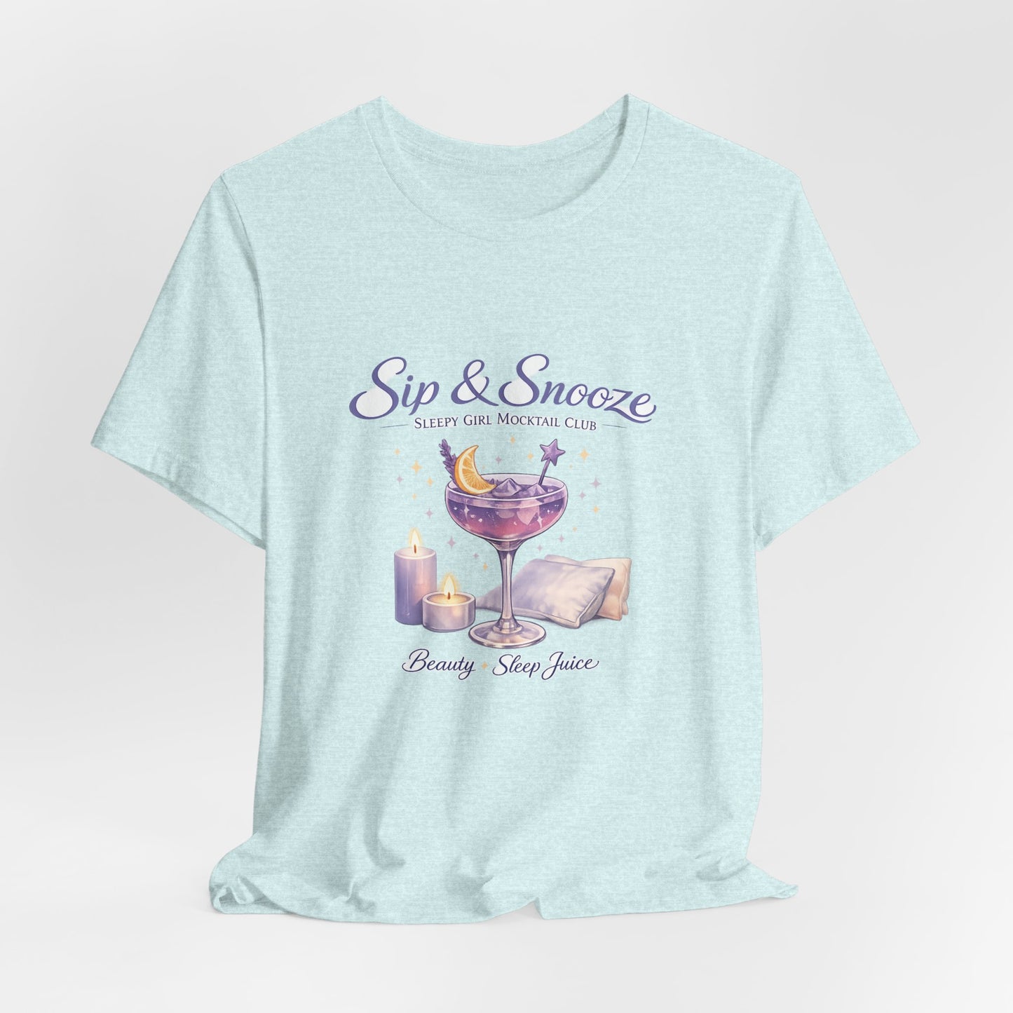 Sip & Snooze "Beauty Sleep Juice" Tee — Sleep Club Graphic T-Shirt