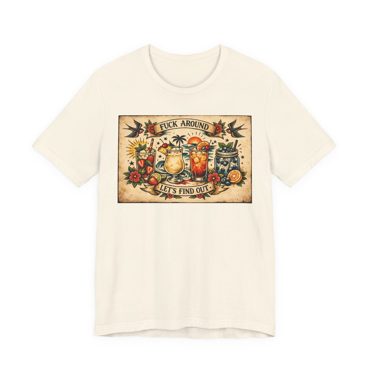 Mocktail Fun T-Shirt — Cute Drink Graphic Tee for Summer Parties