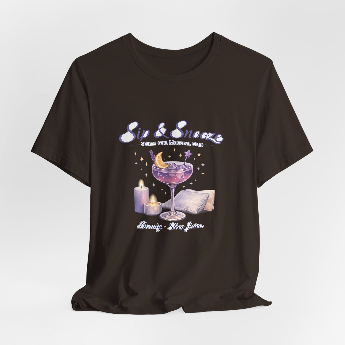 Sip & Snooze "Beauty Sleep Juice" Tee — Sleep Club Graphic T-Shirt