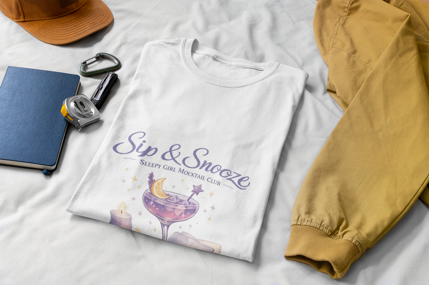 Sip & Snooze "Beauty Sleep Juice" Tee — Sleep Club Graphic T-Shirt