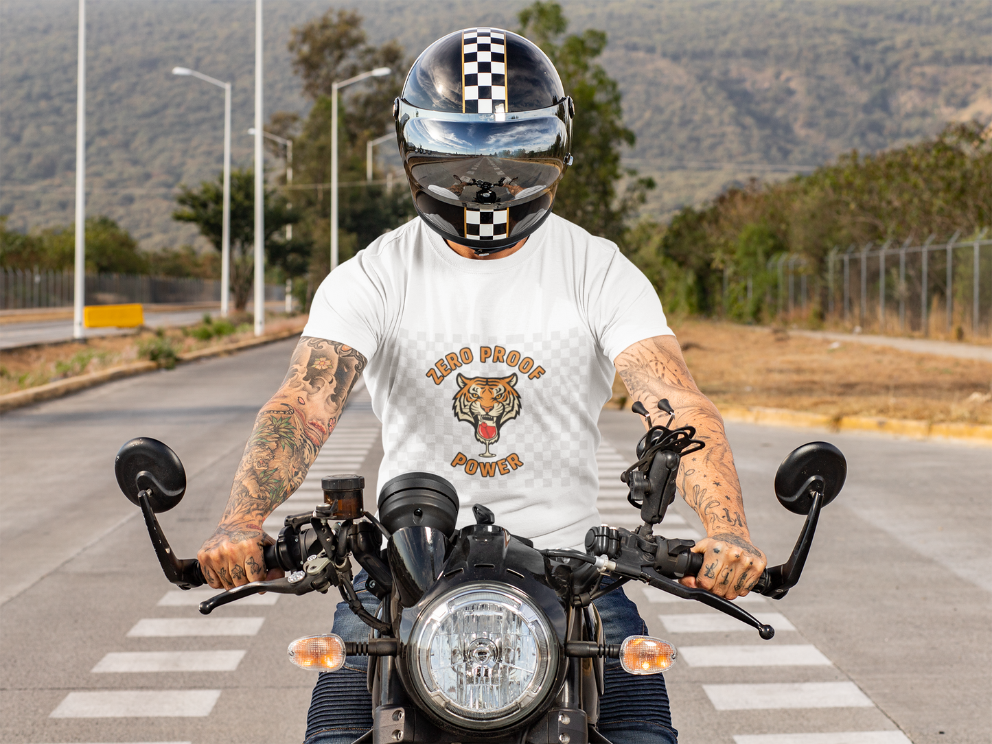 Zero Proof Power Tee — Sober Pride Short Sleeve Shirt