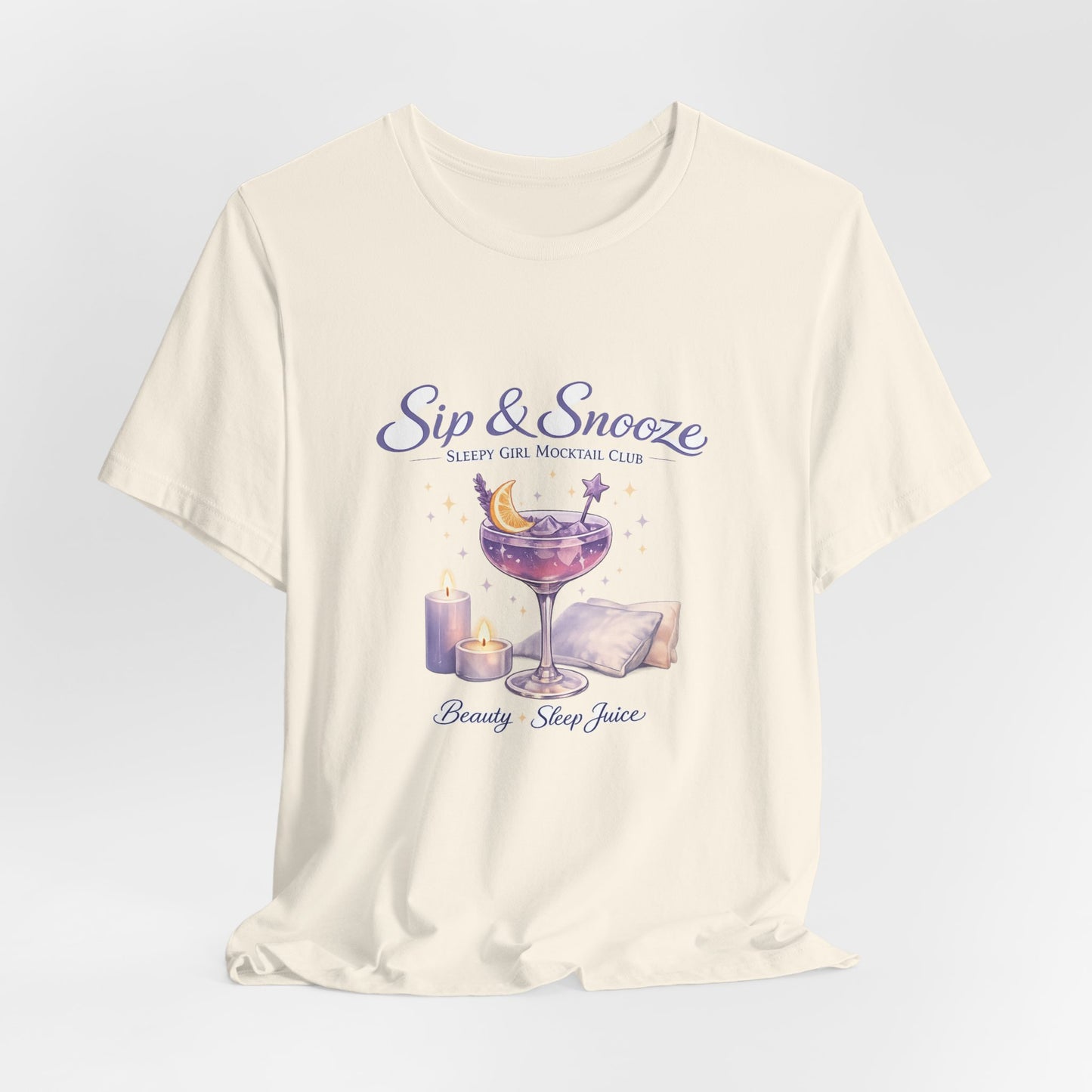 Sip & Snooze "Beauty Sleep Juice" Tee — Sleep Club Graphic T-Shirt