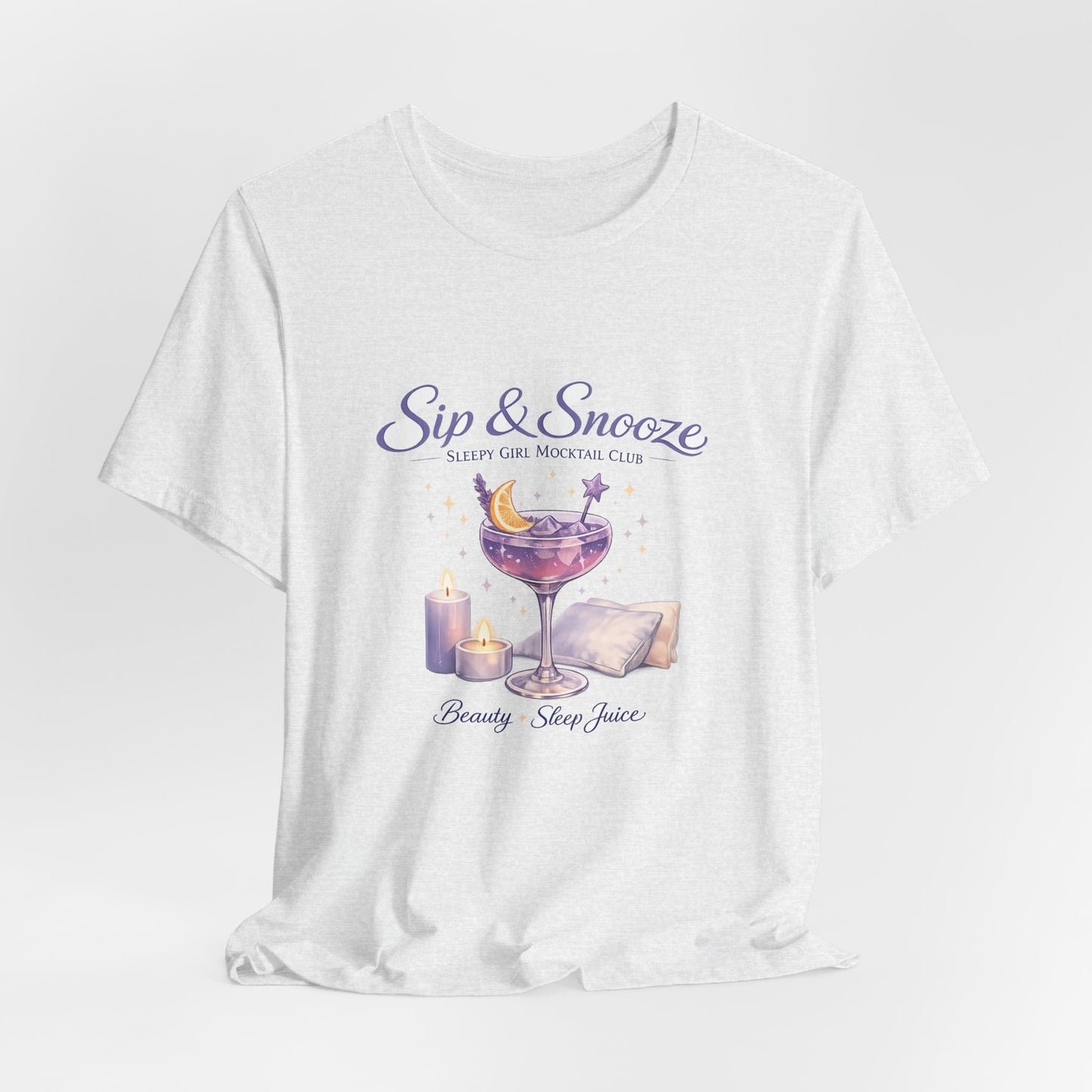 Sip & Snooze "Beauty Sleep Juice" Tee — Sleep Club Graphic T-Shirt