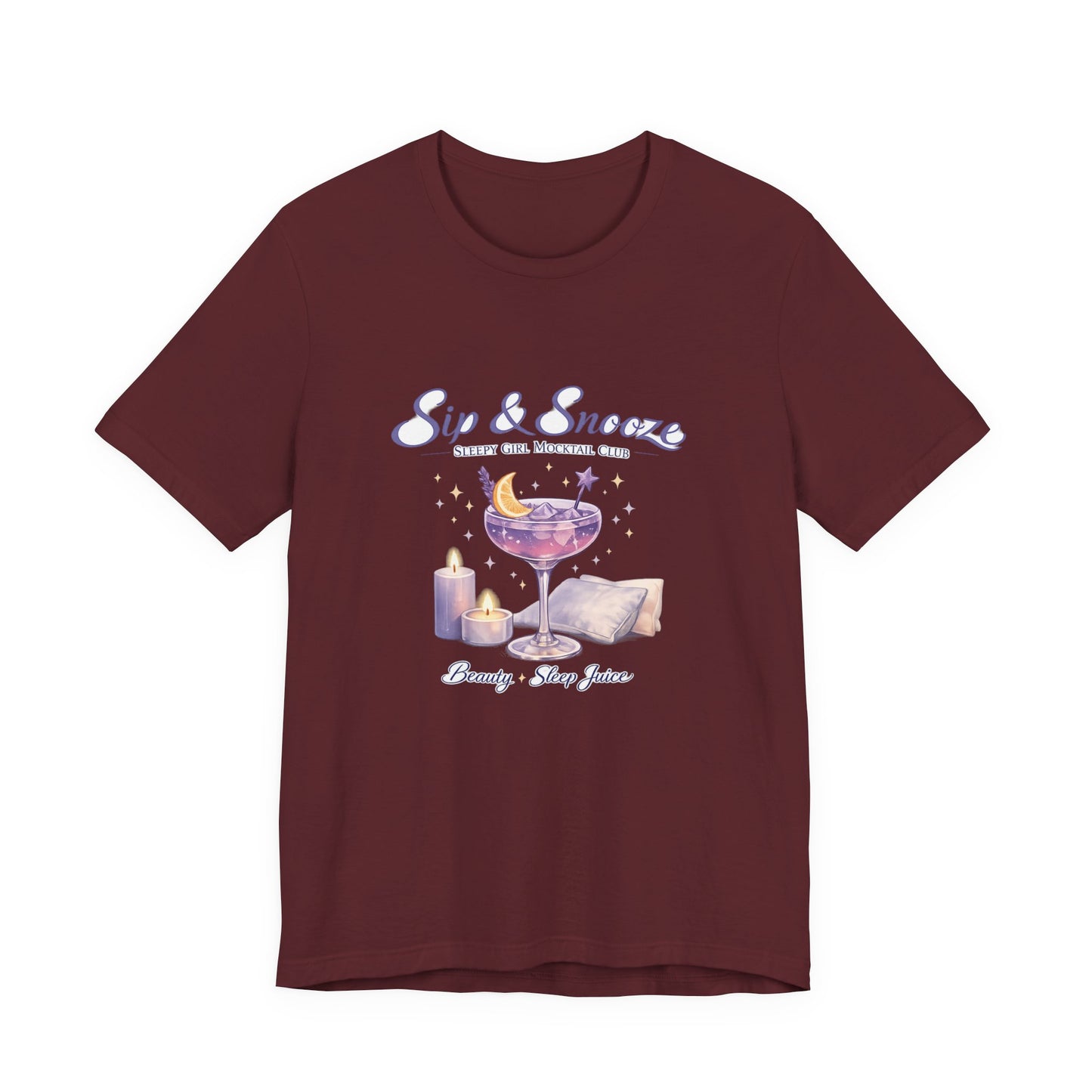 Sip & Snooze "Beauty Sleep Juice" Tee — Sleep Club Graphic T-Shirt