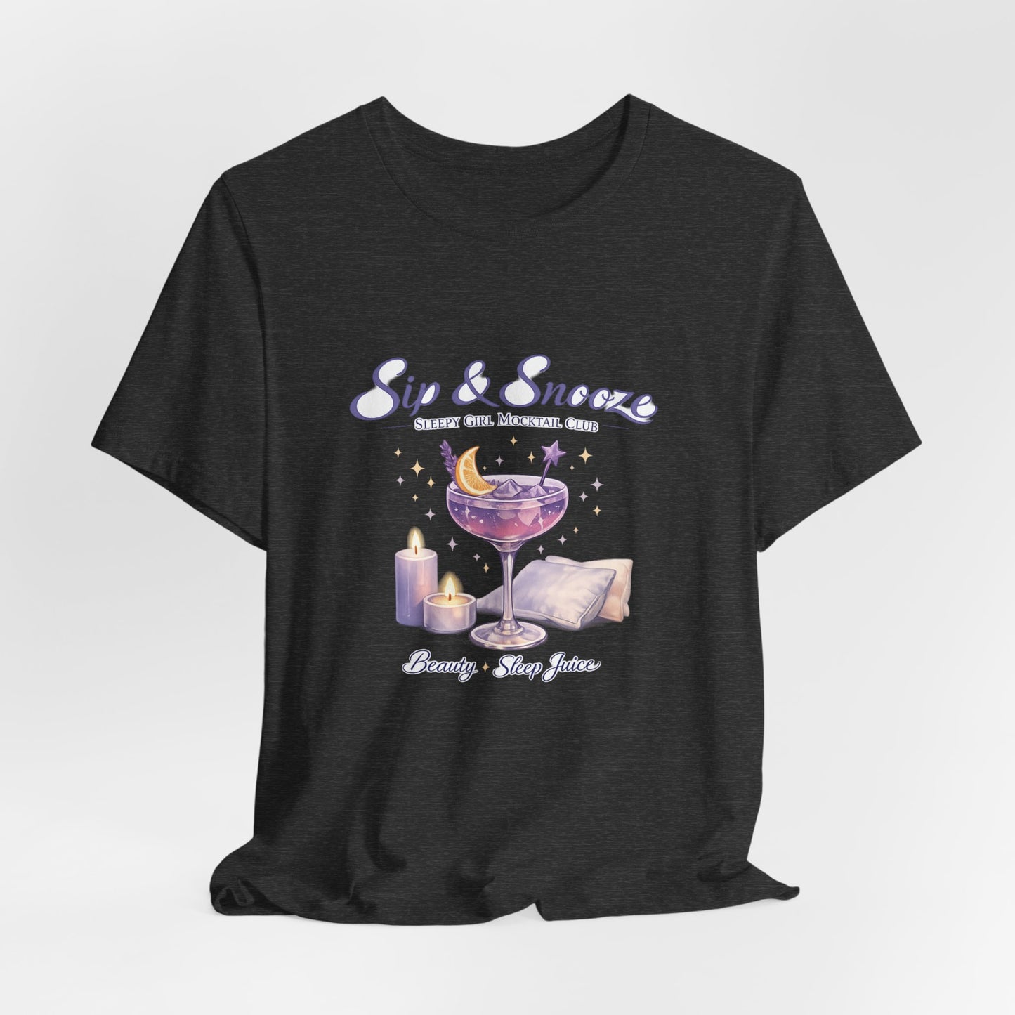 Sip & Snooze "Beauty Sleep Juice" Tee — Sleep Club Graphic T-Shirt