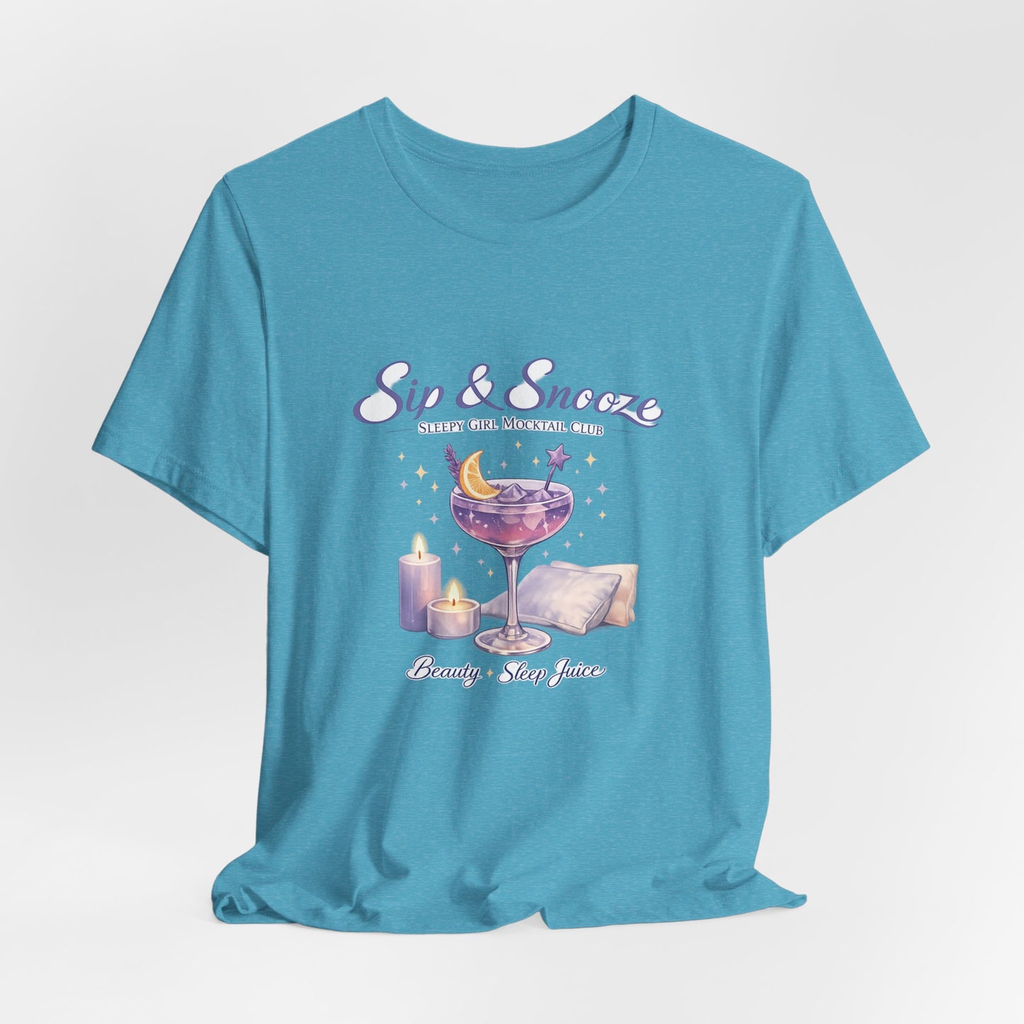 Sip & Snooze "Beauty Sleep Juice" Tee — Sleep Club Graphic T-Shirt