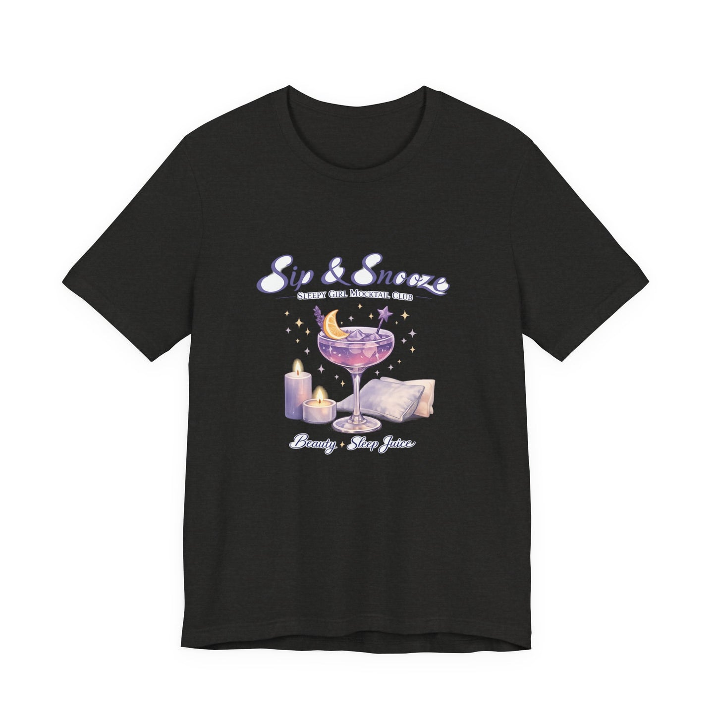 Sip & Snooze "Beauty Sleep Juice" Tee — Sleep Club Graphic T-Shirt