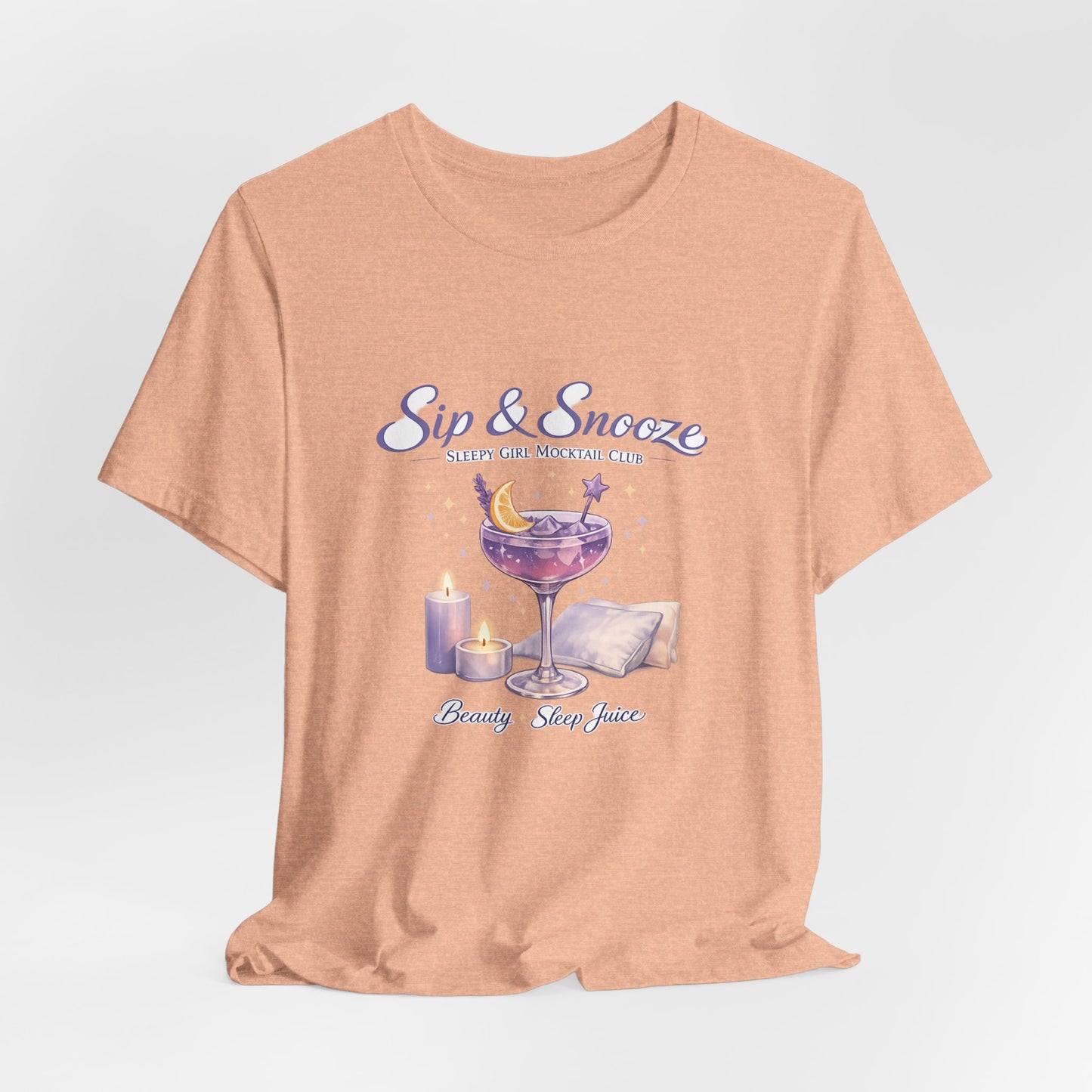 Sip & Snooze "Beauty Sleep Juice" Tee — Sleep Club Graphic T-Shirt