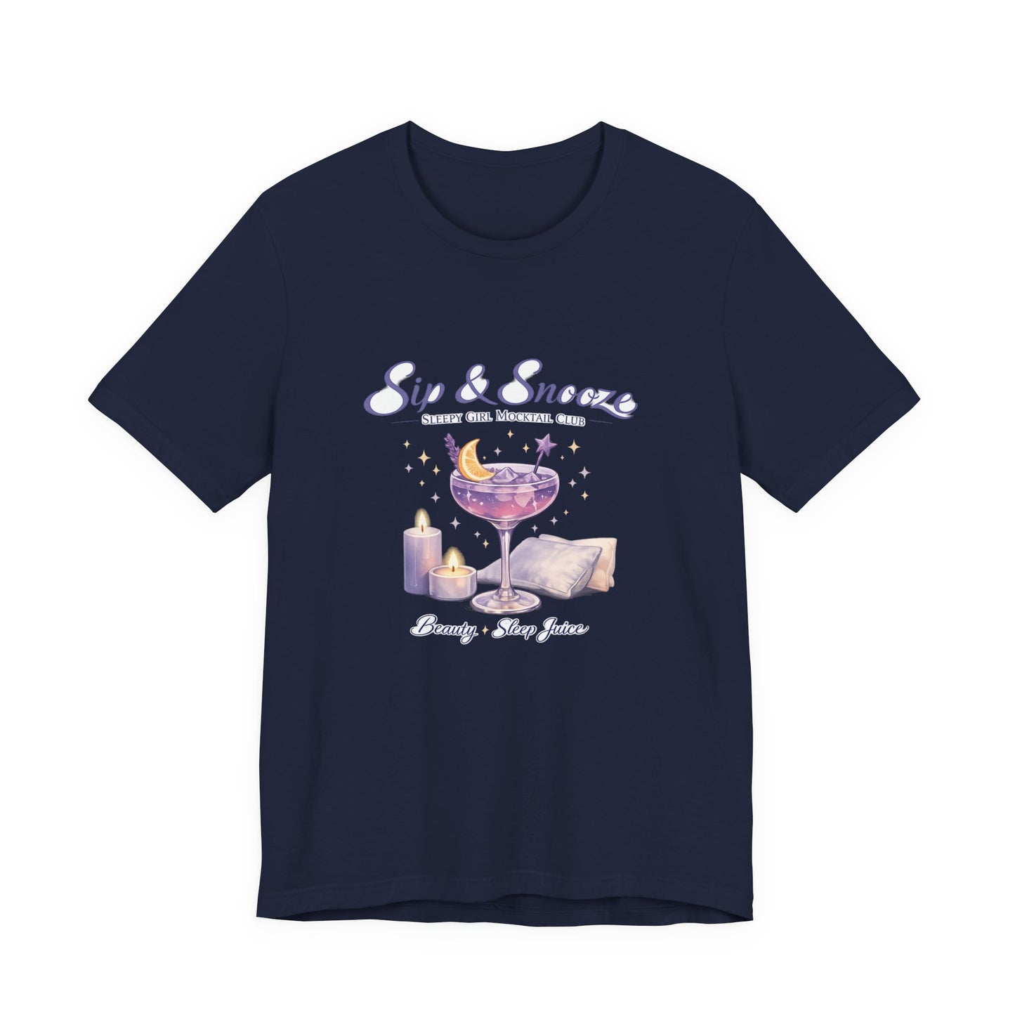 Sip & Snooze "Beauty Sleep Juice" Tee — Sleep Club Graphic T-Shirt
