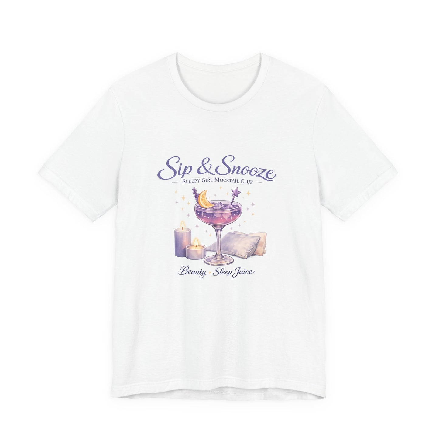 Sip & Snooze "Beauty Sleep Juice" Tee — Sleep Club Graphic T-Shirt