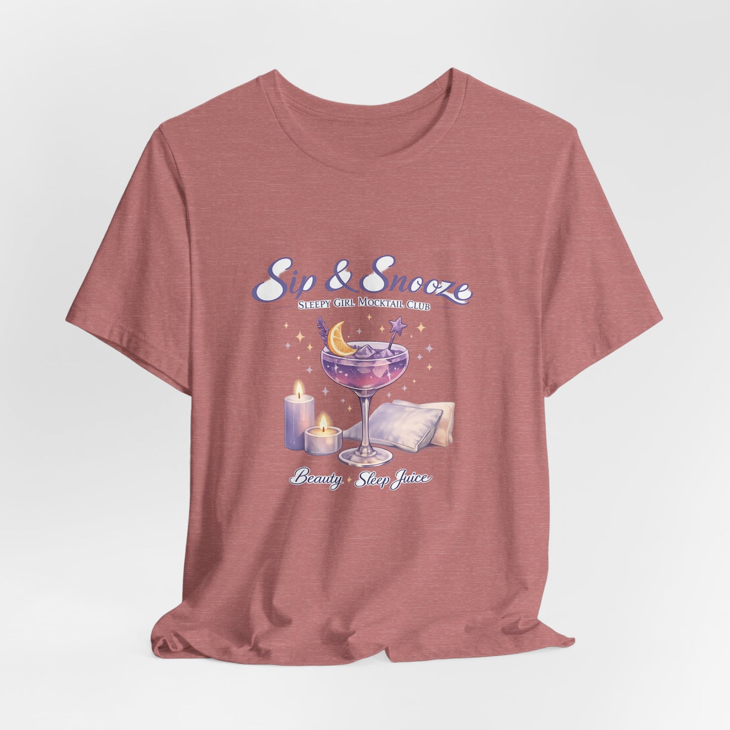 Sip & Snooze "Beauty Sleep Juice" Tee — Sleep Club Graphic T-Shirt
