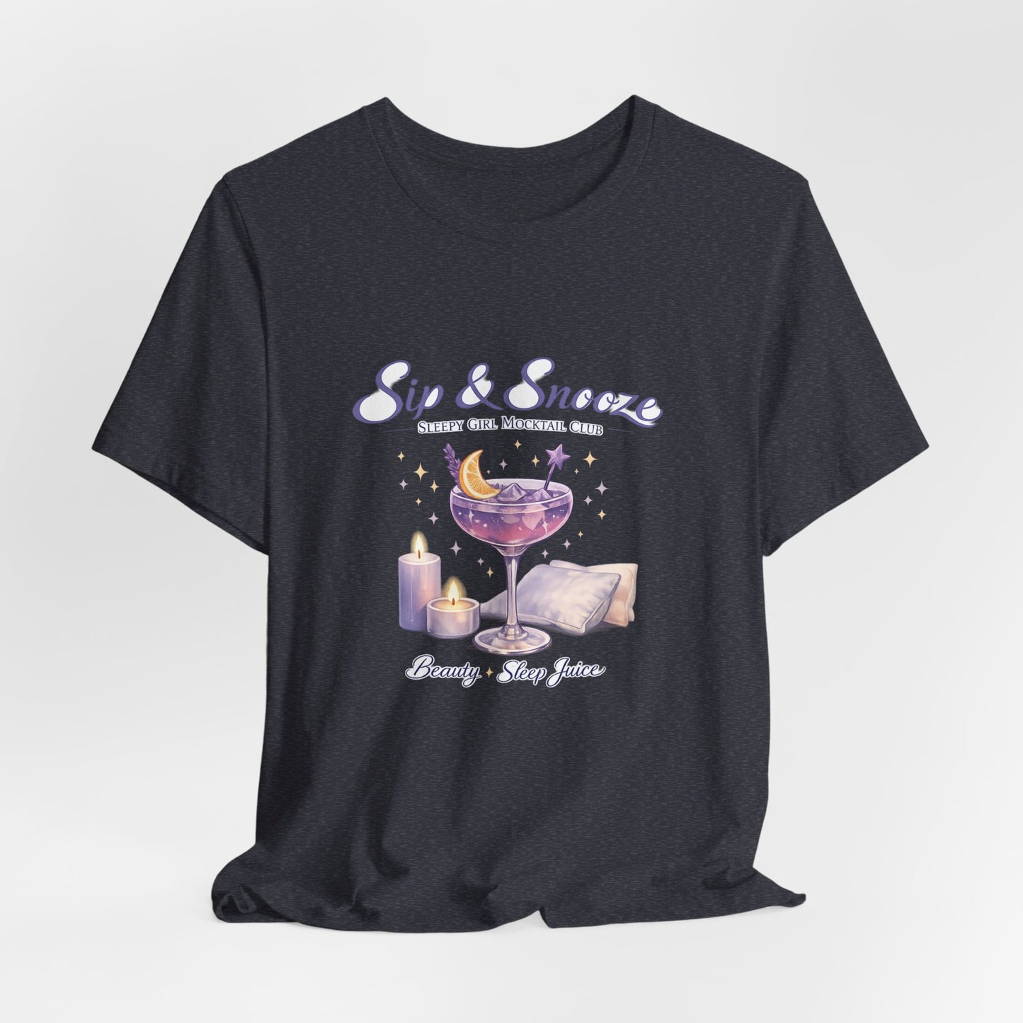 Sip & Snooze "Beauty Sleep Juice" Tee — Sleep Club Graphic T-Shirt