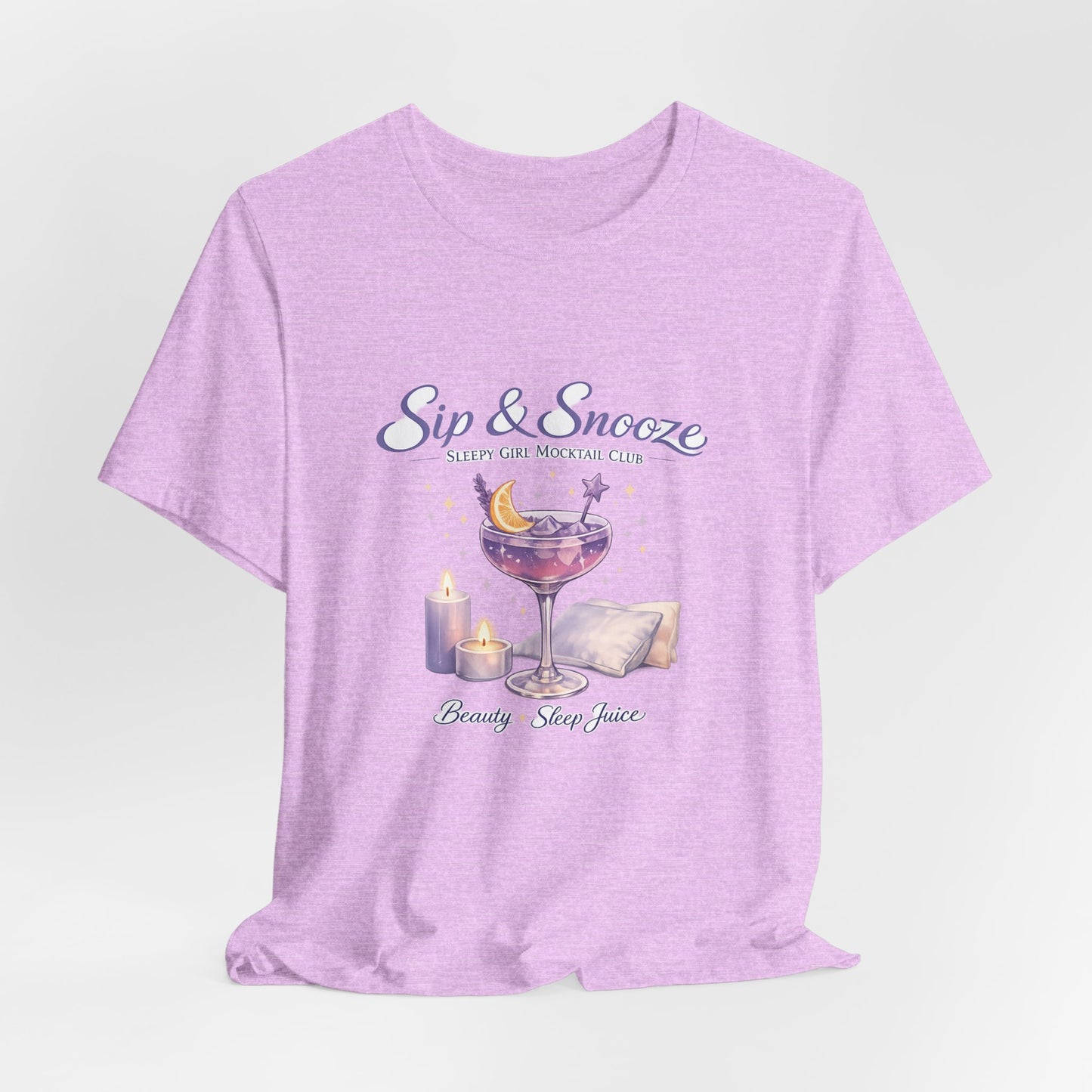 Sip & Snooze "Beauty Sleep Juice" Tee — Sleep Club Graphic T-Shirt