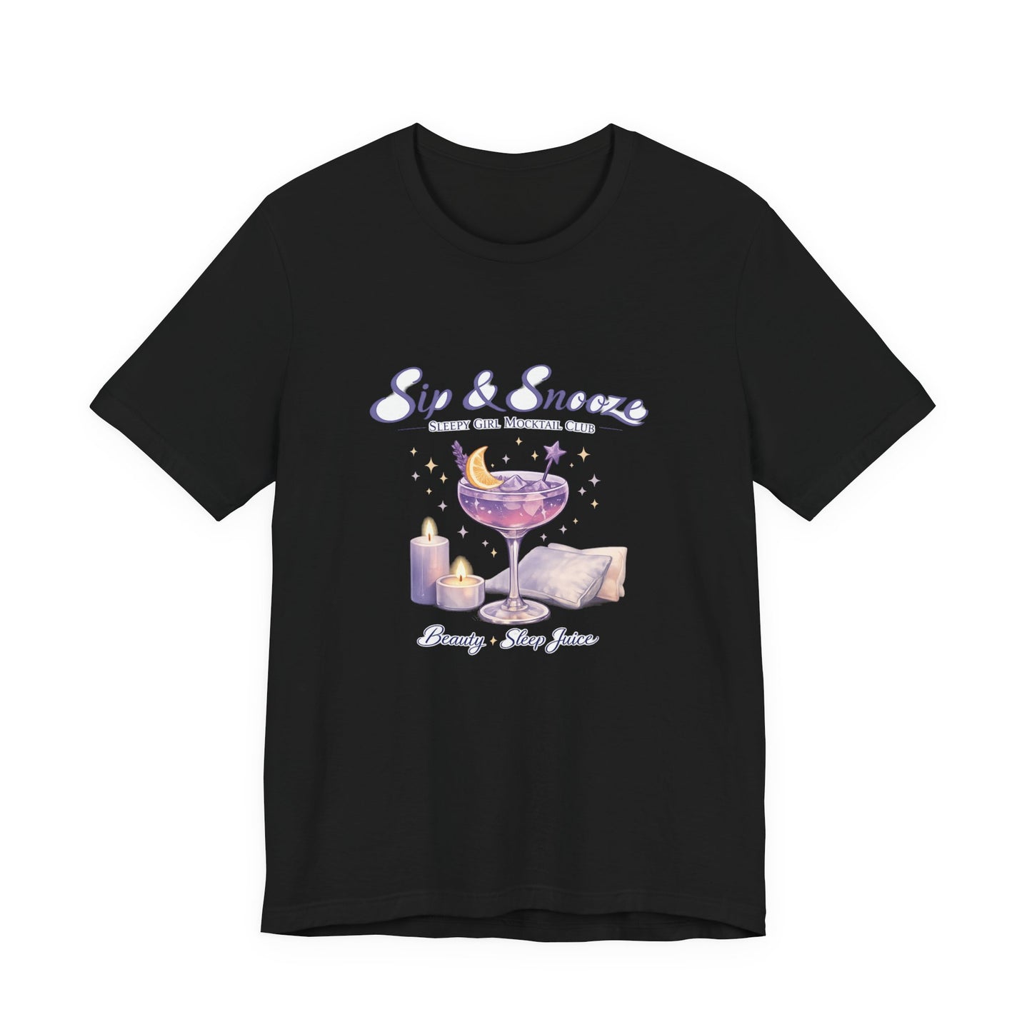 Sip & Snooze "Beauty Sleep Juice" Tee — Sleep Club Graphic T-Shirt