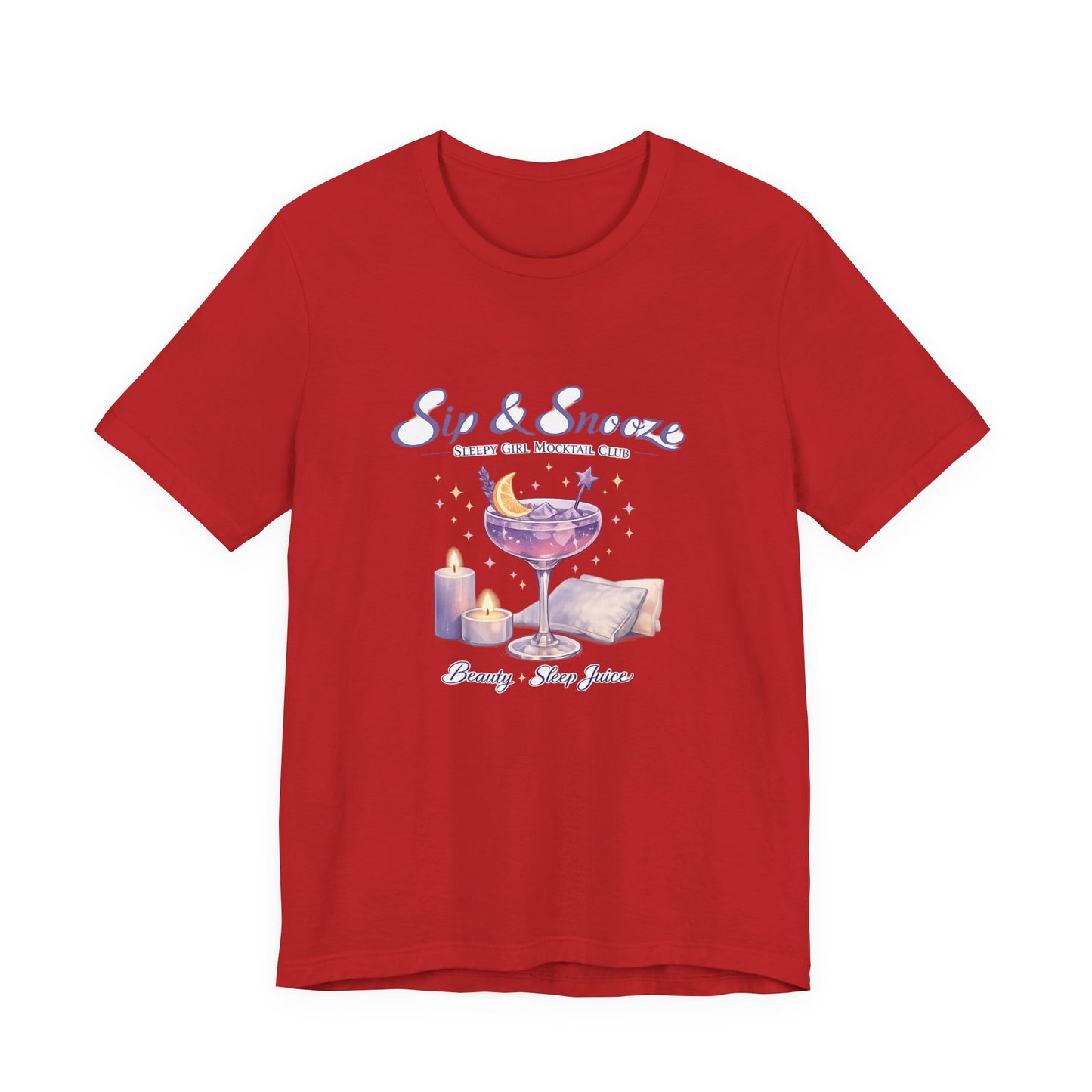 Sip & Snooze "Beauty Sleep Juice" Tee — Sleep Club Graphic T-Shirt