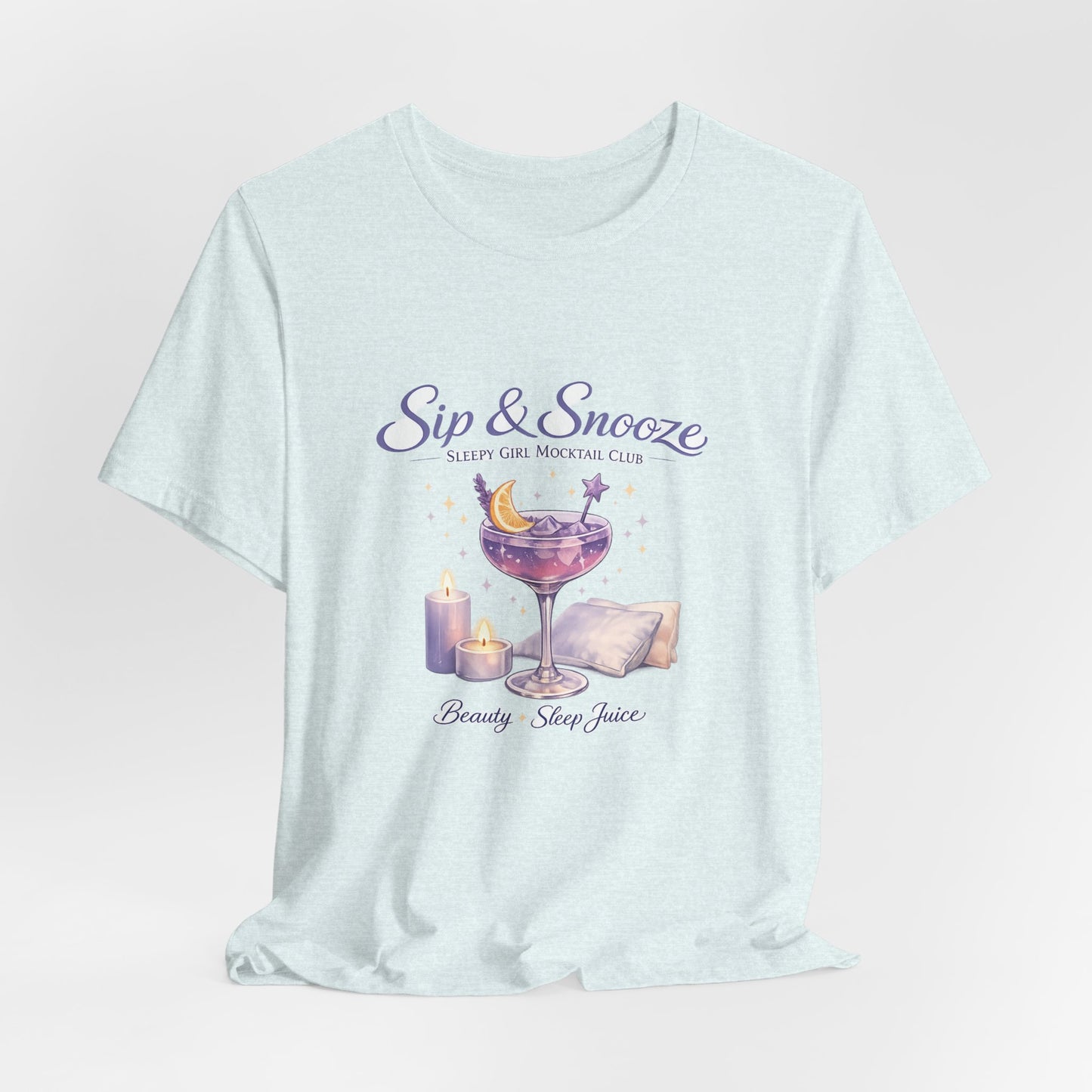 Sip & Snooze "Beauty Sleep Juice" Tee — Sleep Club Graphic T-Shirt